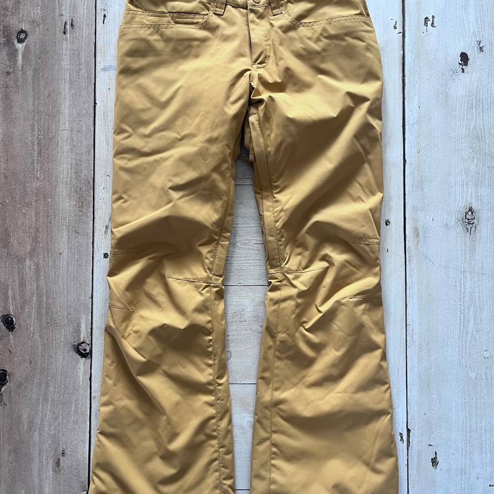 Roxy gold yellow snowpants
